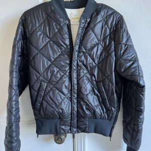 Offline by Aerie Fleece Lined Bomber Jacket Size Small